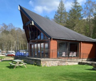 Loch Venachar clubhouse