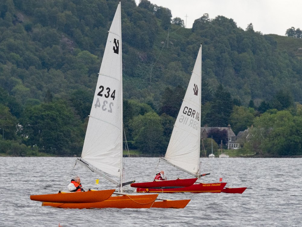 Challenger boats and volunteers